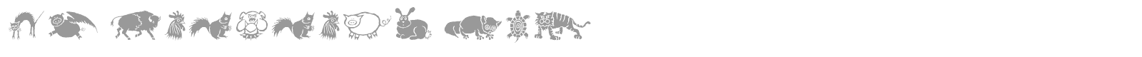 DF Wildlife LET font preview